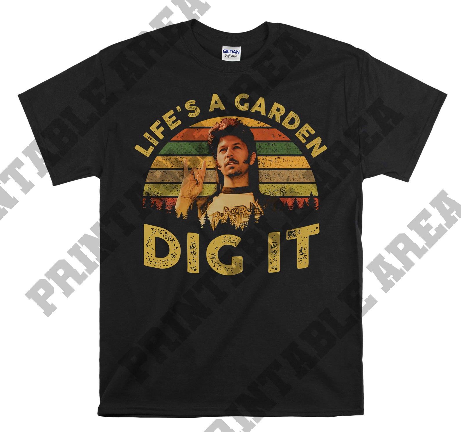 Life s A Garden Dig It Vintage Men Unisex T shirt, T shirt, T shirt MO282 XL