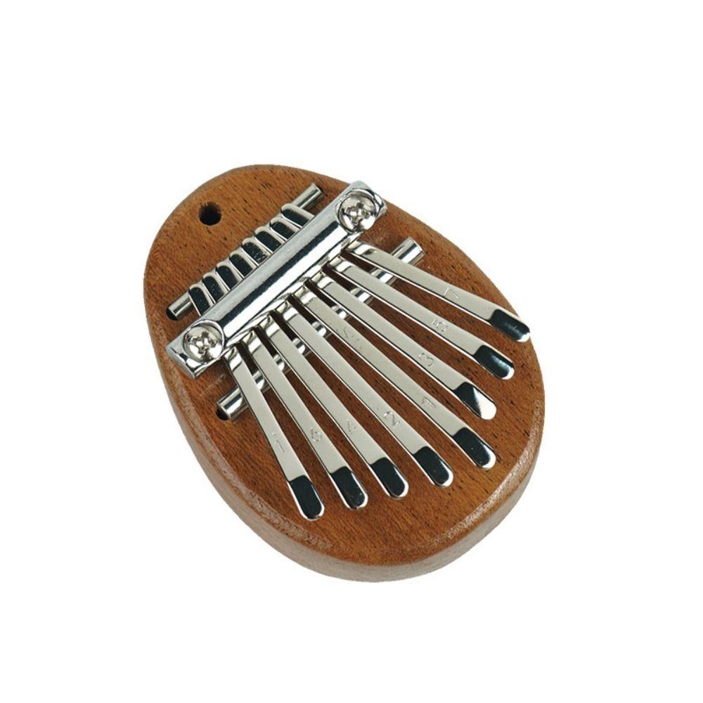 Easy-to-Learn Finger Piano Mini Thumb Piano Necklace Finger Harp 8 Keys Kalimba  Kids Gift