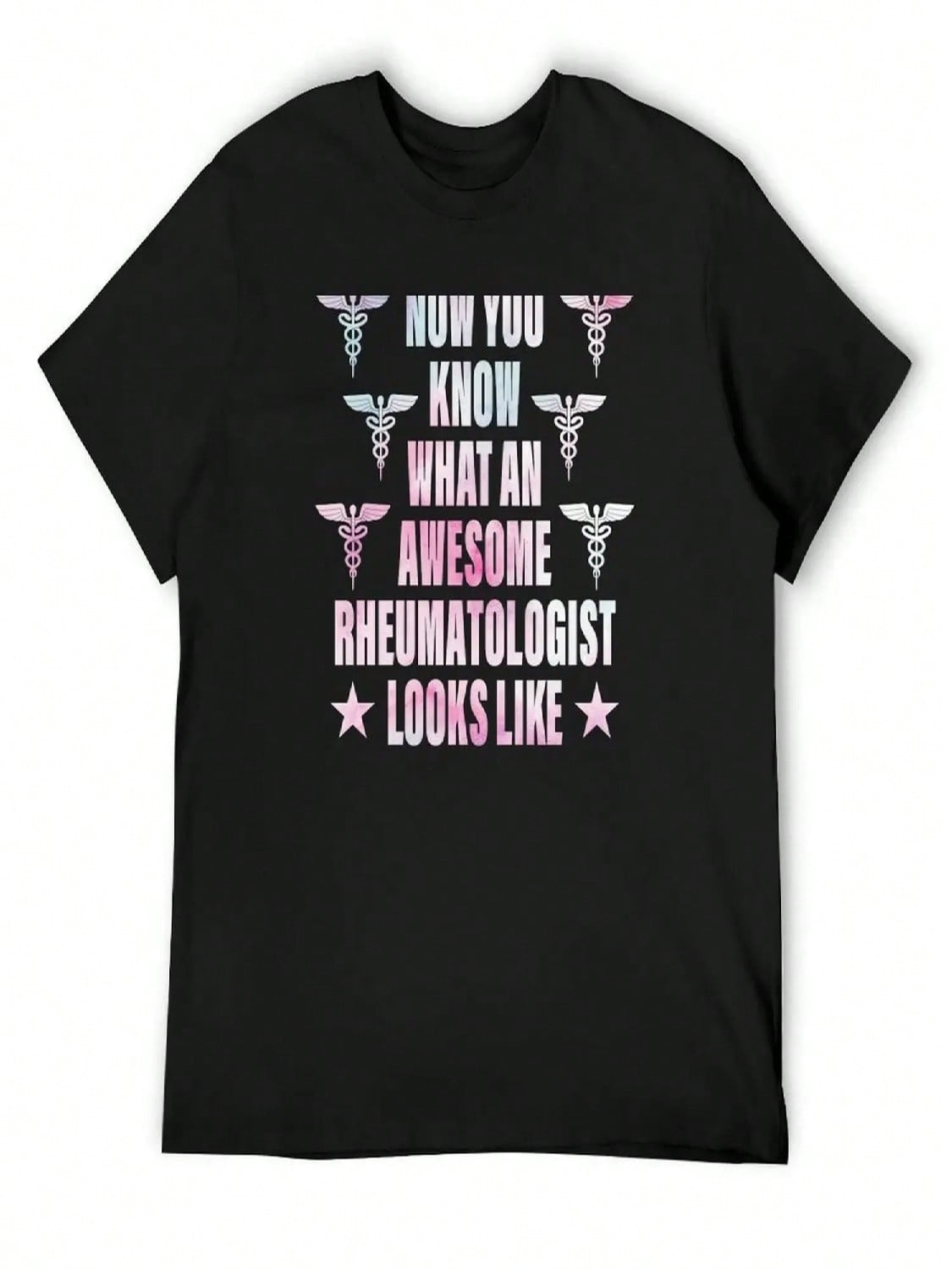 Rheumatologist Pink, Watercolor Awesome Rheumatologist T-Shirt Blacks Custom Shirt Designer T Shirt unisex S разноцветный