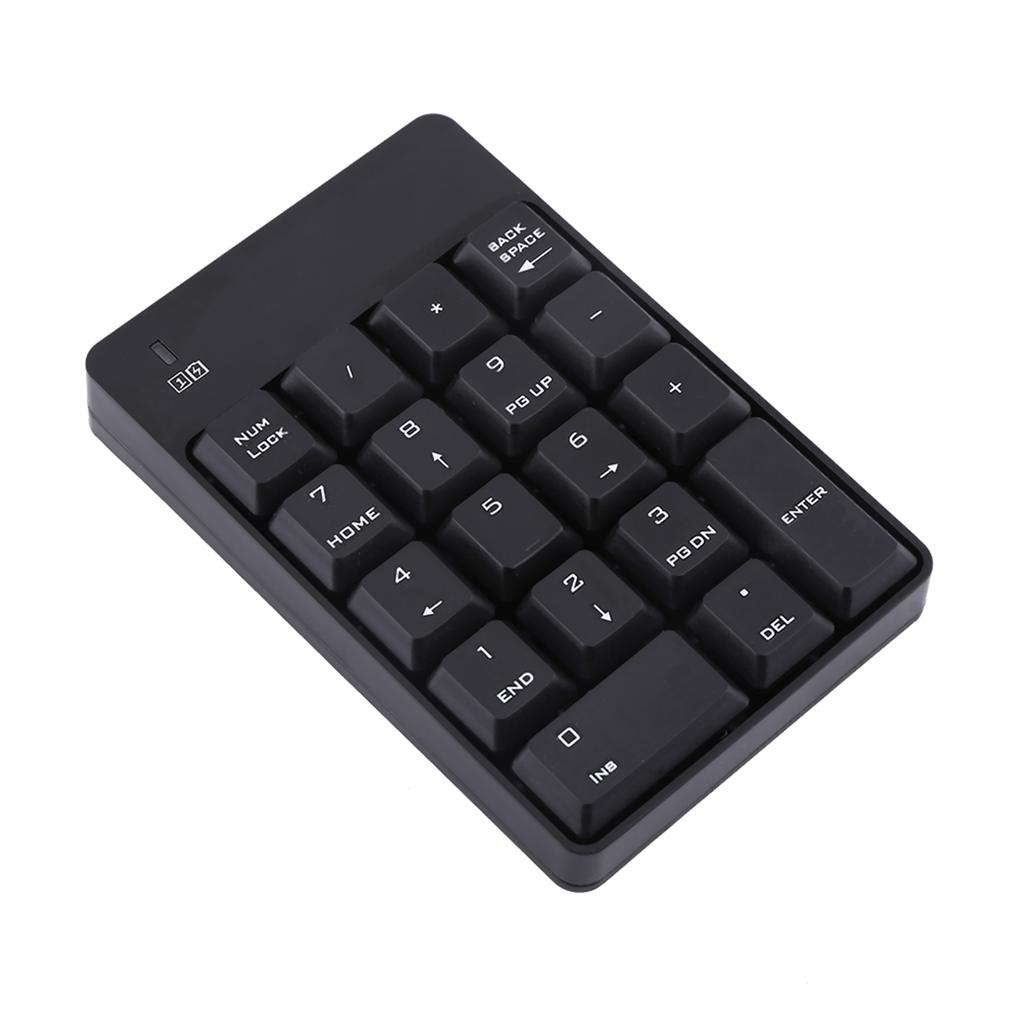 2.4GHz Wireless USB Numeric Keypad Numpad Number 18 keys Laptop PC New Black