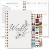 Undated Weekly Planner Spiral Notebook With Habit Tracker To Do List Goal Setting Stickers For School Work