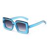  New Square Sunglasses Women Fashion Shades UV400 Men Luxury Gradient Transparent Male Female Sun Glasses