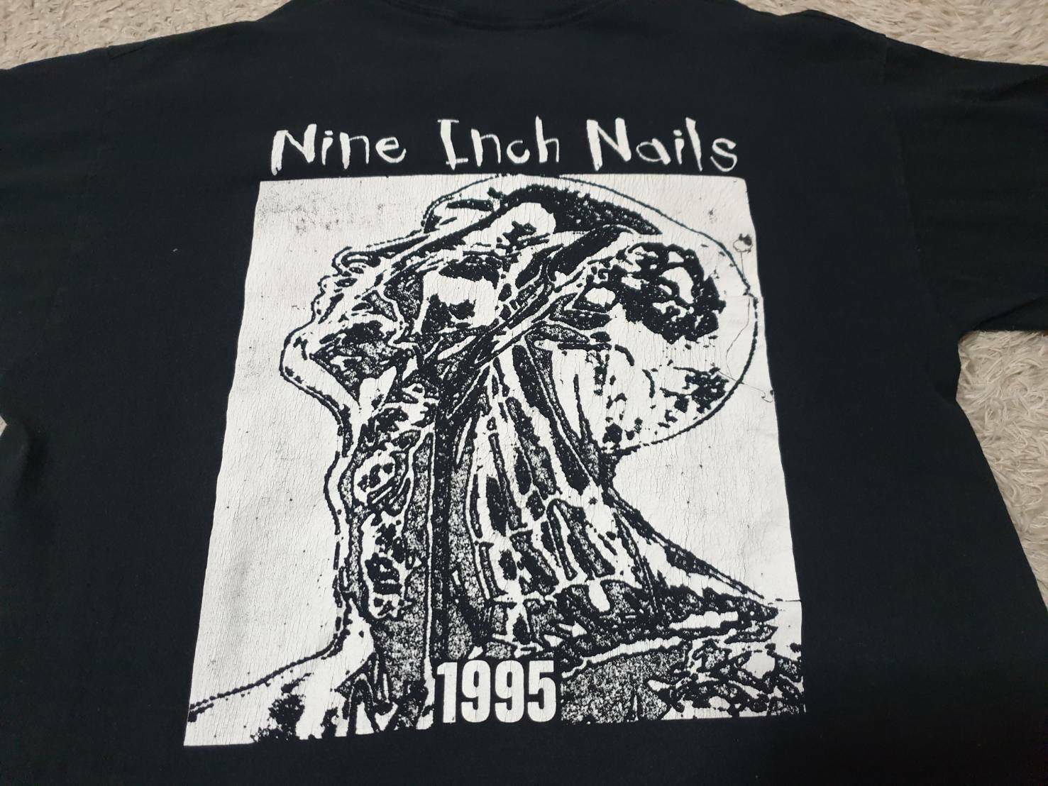 

Концертная футболка Nine Inch Nails, черная, с коротким рукавом, унисекс, размеры S-4XL S