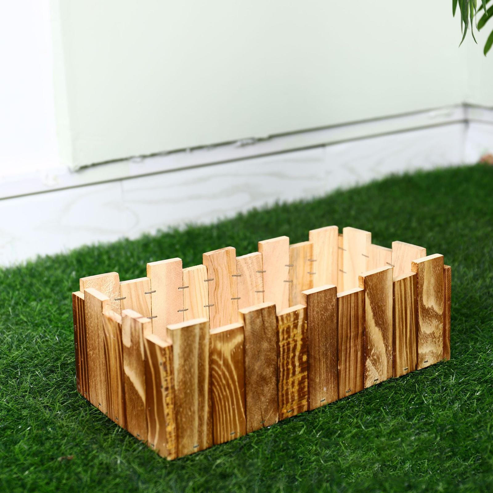 Элегантная деревянная цветочная клумба для дома и сада Rectangle