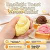 Gifts Bread Ice Cream Anti-Stress Squeeze Simulated Soft Squeeze Toy Slow Rebound Portable Slow Rising Toy