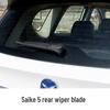 Junma Mosaic 5 Frameless Front & Rear Wiper Blade Set - SEEK5 Special Rubber Strip