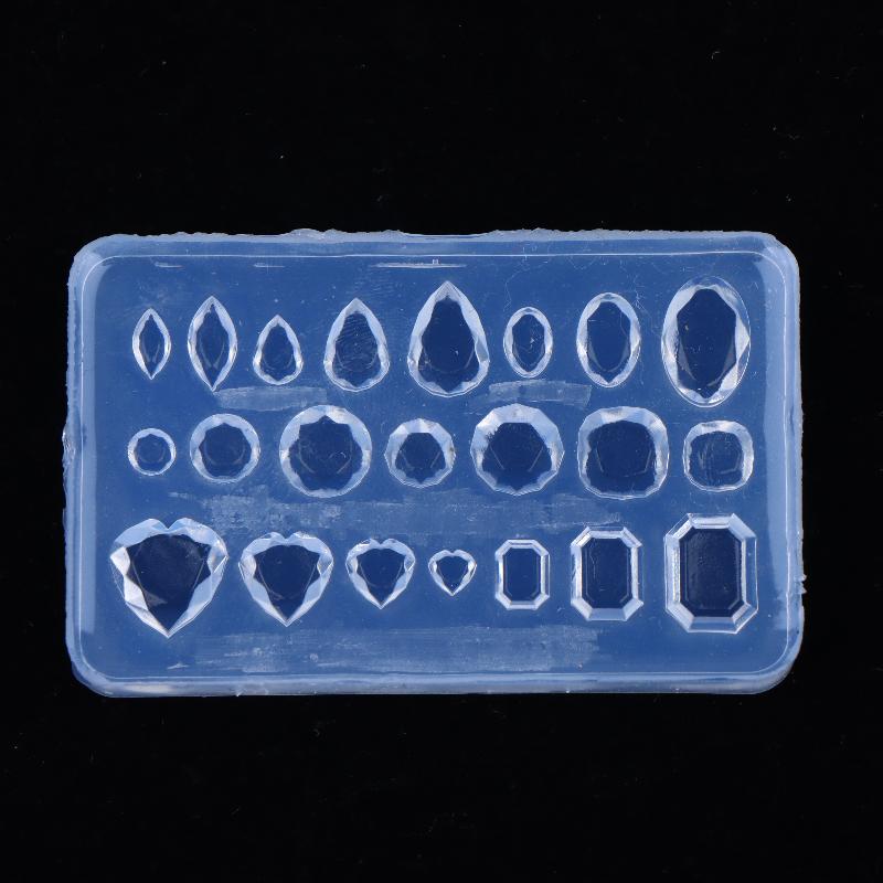 Nail Art Silicone Mold Multiple Styles Gemstone Diy Tool Jewelry Making Resin Silicone Mould Casting Mold