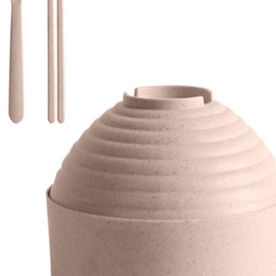 1 sett Praktisk nudelskål med stor kapasitet Ergonomisk matskål i plast