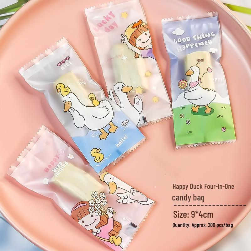 Nougat Candy Packaging Bag with Machine-Sealed Candy Paper