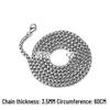 Stainless Steel Pearl Necklace with Titanium Thick Chain - Men's Minimalist Snake Bone Design