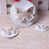 3Pcs Cake Mold Butterfly Shape Reusable Plastic Home Baking Mold for Kitchen