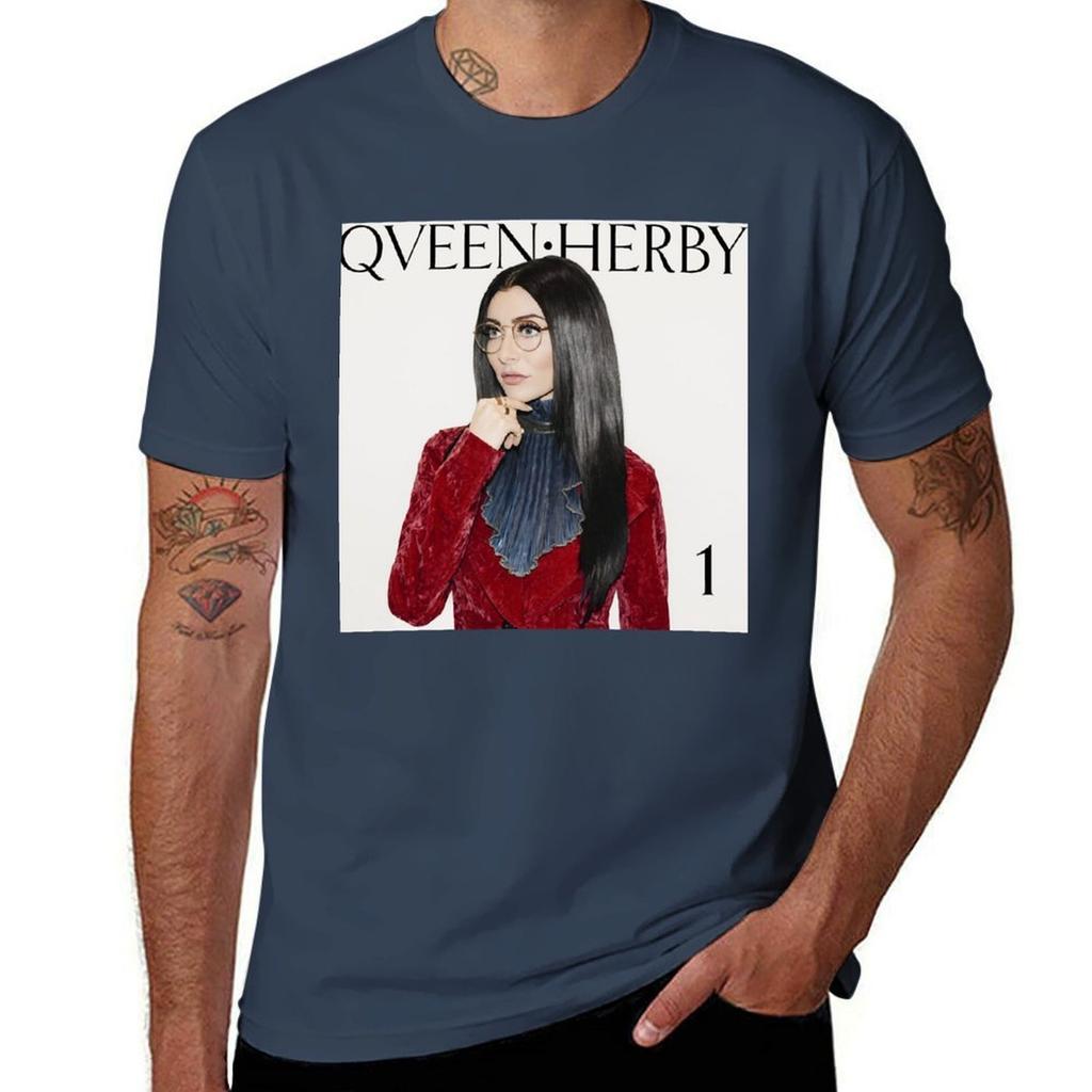 Qveen Herby Tshirt Plus Size Simple Casual Top