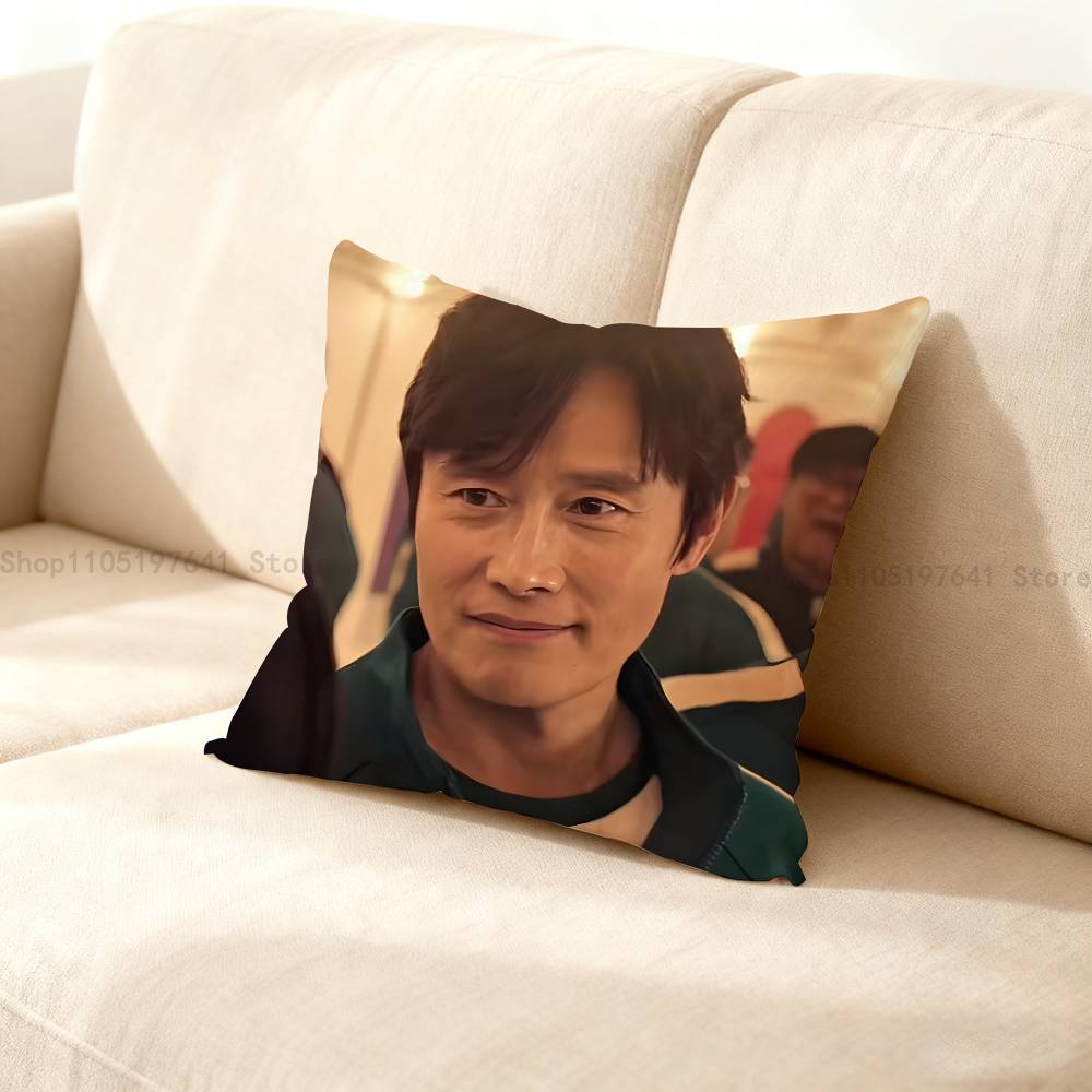B-Byung H-Hun Lee Наволочка милый мультяшный аниме-аксессуар Декоративная наволочка для спальни, дивана Мягкая наволочка 12x12Inch