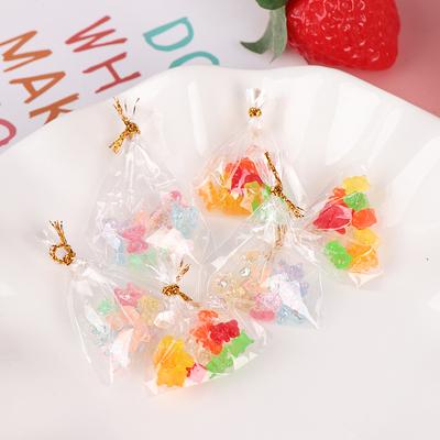 12 Stück 1:12 Puppenhaus-Miniaturbären, Süßigkeiten, Essen, Dessert, Zucker, Süßigkeiten, Küchenspielzeug