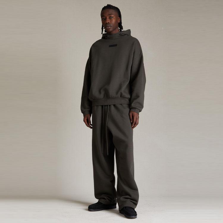 Fear of God Essentials Sudadera con Capucha Tinta Hombre Tops Negro 192SP242050F