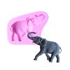 3D Elefant Tier Silikon Form Schokolade Form Fondant Kuchen Dekoration Werkzeug