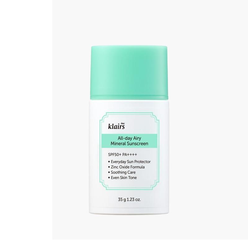 

Dear, Klairs All-day Airy Mineral Sunscreen / 35g SPF50+ PA++++ K-Beauty