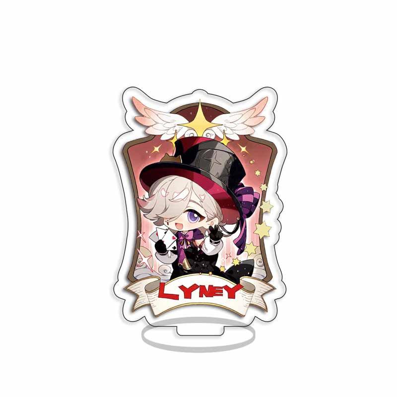 Portachiavi Acrilico Genshin Impact Merchandising Ufficiale Disponibile Ora Personaggi Furina Lyney Neuvillette Accessori Qualità Premium