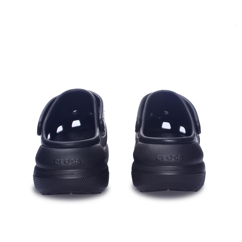 Crocs Crush Clog EVA Classic Crush Ice Cream Pour Casual Temperament Hole Shoes Unisex Black
