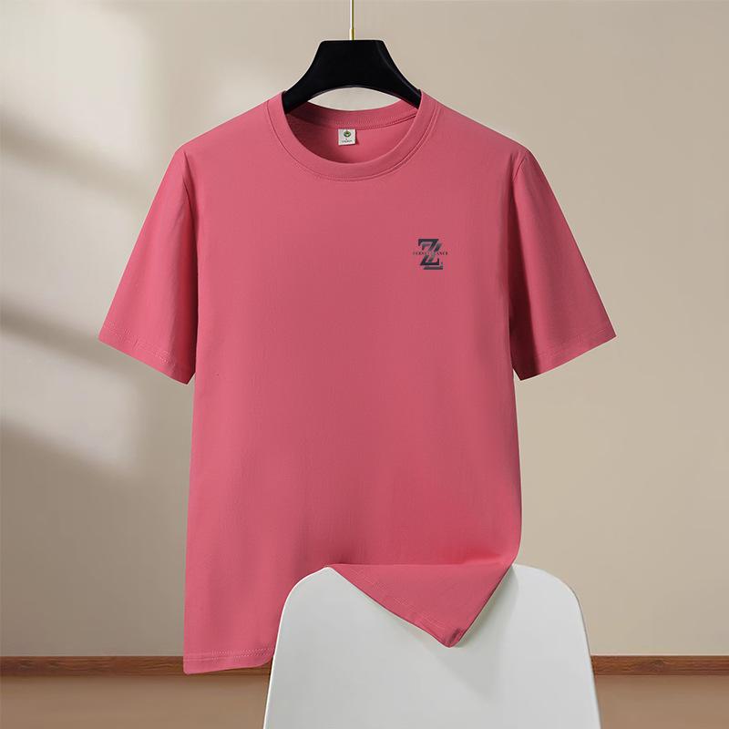 

Oversized Cotton T-Shirt Men Short Sleeve Loose Fit Tee Comfort Summer Streetwear XXXL жовтий
