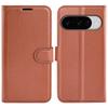 For Google Pixel 10 Wallet Case Litchi Texture Shockproof Leather Flip Stand Phone Cover