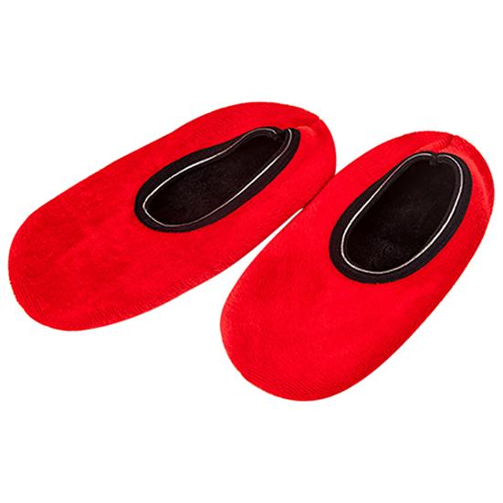 

Осенне-зимние дремлющие домашние носки-лодочки, утолщенные теплые противоскользящие короткие носки для йоги красный