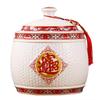 Jingdezhen Ceramic Rice Storage Jar with Sealed Lid