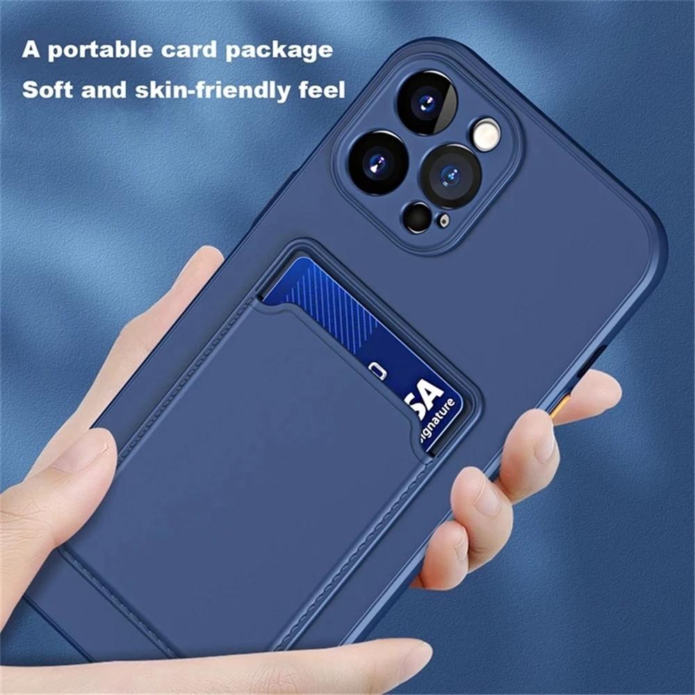 Housse Sacoche Porte-Cartes Antichoc Pour IPhone 16 15 13 12 11 Pro Max Mini X XS Max XR 16 Plus Coque Pour IPhone 16 Pro Max