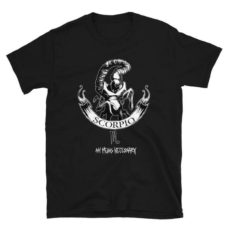T Shirts Scorpio Zodiac Sign T Shirt Scorpion Shirt Astrology Horoscope Shirt