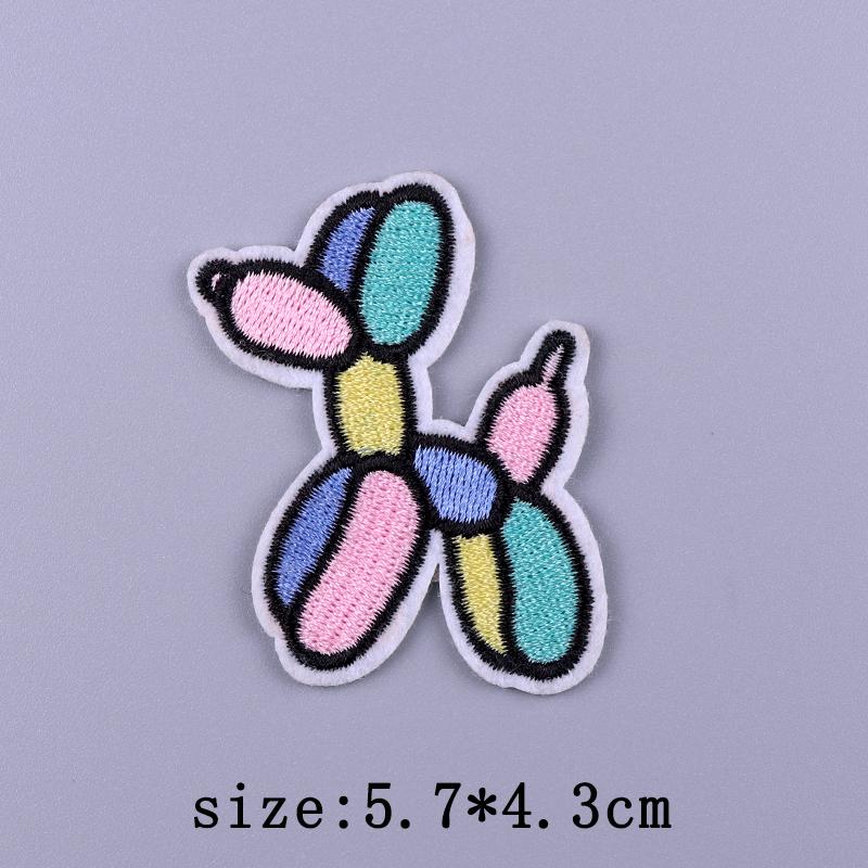 Cartoon Patch Cute Animal Patches For Clothes Striped Badges Embroidered For Clothing Hedgehog Patch Iron On Patches On Clothes