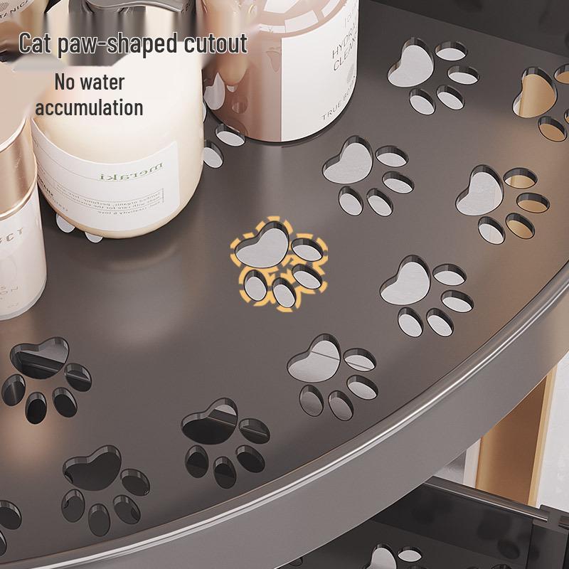 Triangle Multi-Layer Corner Storage Rack for Bathroom and Kitchen
