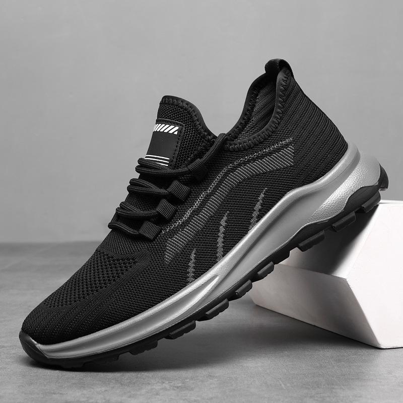 Summer Breathable Mesh Casual Sports Shoes Men's Soft-soled Middle-aged and Elderly Shoes Dad Shoes Walking Shoes 2025