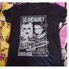 Sid And Nancy 90s Sex Pistols Band Basic Black T Shirt Vtg