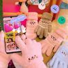 Gloves Bear Knitted Gloves  Gloves Female Gloves Wool Mittens Full Finger Gloves