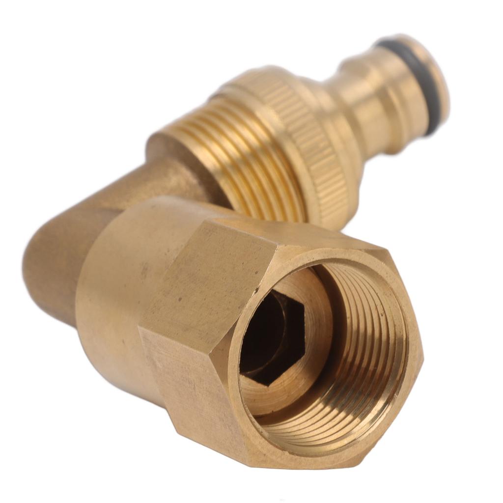 Fiting Cot Furtun Alamă 3/4in Filet Interior Adaptor Cot Țeavă Rotație Universală Etanșare Bună