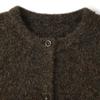 ELLE KIDS Girls' Forest Style Retro Knit Cardigan with Butterfly Jacquard