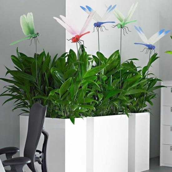 

4 шт. Зажим для шляпы в виде стрекозы 3D декор стрекозы с зажимом Декоративные накладные украшения в виде стрекозы для шляп, дворов, садов, для помещений 4pcs