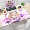 Anime Girl Office Keyboard Accessories Large Table Gaming Carpet Hololive Cute Kurumi Noah Mousepad XXL Locking Edge Desktop Mat