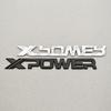 3D Metal Car Sticker Rear Trunk Badge Logo X POWER Sticker Side Fender Emblem For MG MG6 MG5 l MG4 MG3 Tail Exterior Accessories