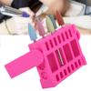 Foldable Bracket Style Nail Grinding Head Storage Box  Desktop Arrangement For Nail Salon Tools