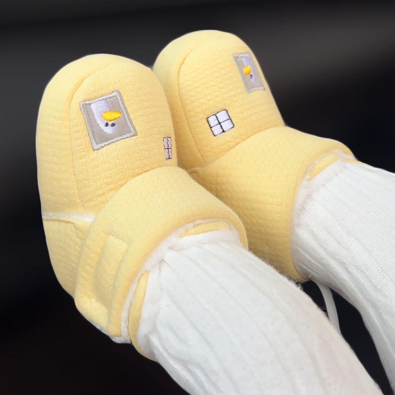 

Baby Non-Slip Cotton Prewalker Shoes for Boys and Girls, Soft Sole, Warm Velvet, Ages 0-1, Autumn/Winter M (Inner Length 12cm, 6-12 Months)