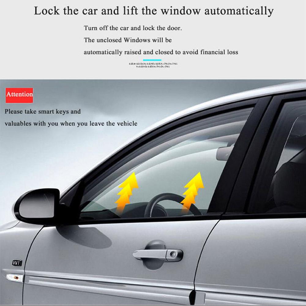 Universal Car Alarm Passive Keyless One Button Starter System Remote Control Set