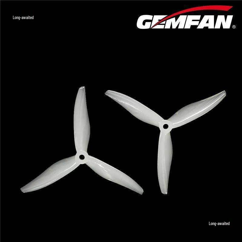GEMFAN 377 Competition Propeller for FPV Drones, Max Speed 551, Translucent & Semi-Translucent Purple