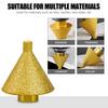 Diamond Chamfer Reaming Grinding Edge Trimming Multi-function Bit Opener Marble Tile Glass Cone Drill Bit Engraver Tools