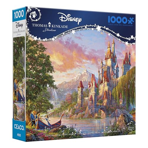 Ceaco - Thomas Kinkade - Disney - Beauty and the Beast II - 1000 Piece Jigsaw Puzzle