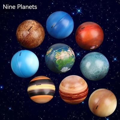 Solar System Planet Stress Balls Stress Relief Planets Balls Science Educational Toys for Adults Kids Birthday Gifts
