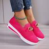 Fashion Women Sneakers Mesh Breathable Knit Designer Shoes for Woman Lightweight Soft Sole Flats Women's Shoes Anti-Slip Casual Sneakers
