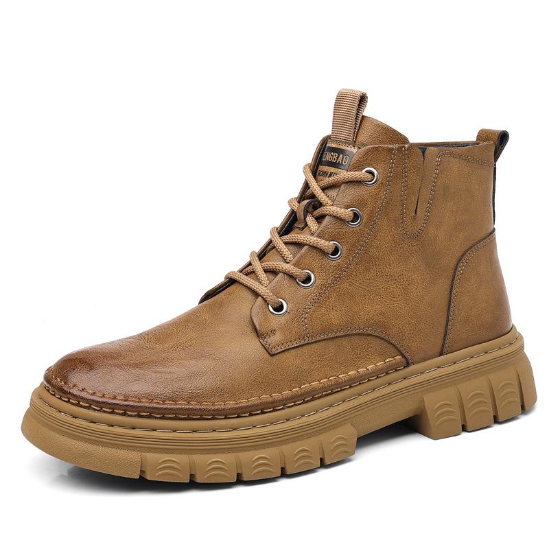 

Осенне-зимние бархатные ботинки Мартин мужские полусапоги новые мужские ботинки мужская обувь тренд 38