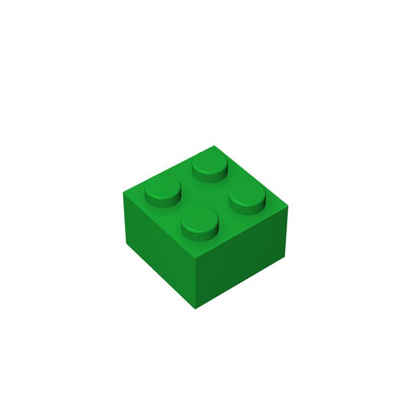 Non-Toxic 10Pcs 3003 2X2 High 4-Hole Building Block Moc Color Loose Parts Compatible With Brick Diy Children'S Toy Assembly