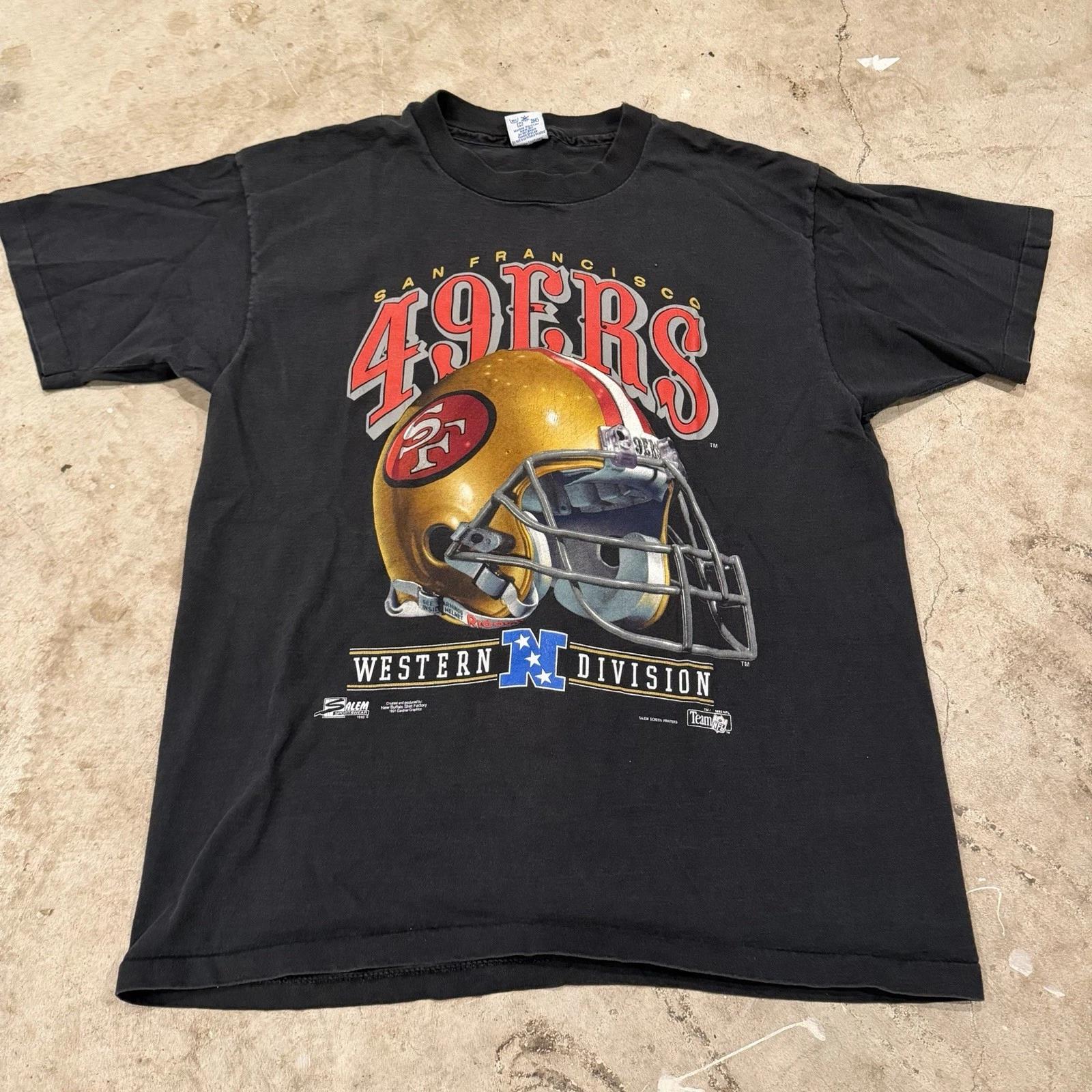 

Vintage 1994 Salem Sportswear SAN FRANCISCO 49ers HELMET (XL) T-T-Shirt S